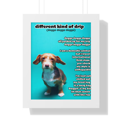 Personalized Pet Portrait with lyrics to your custom song
