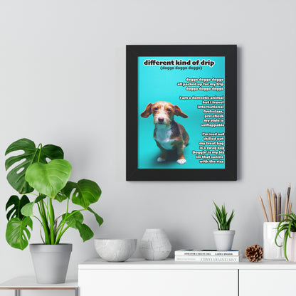 Personalized Pet Portrait with lyrics to your custom song