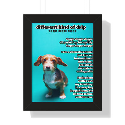 Personalized Pet Portrait with lyrics to your custom song